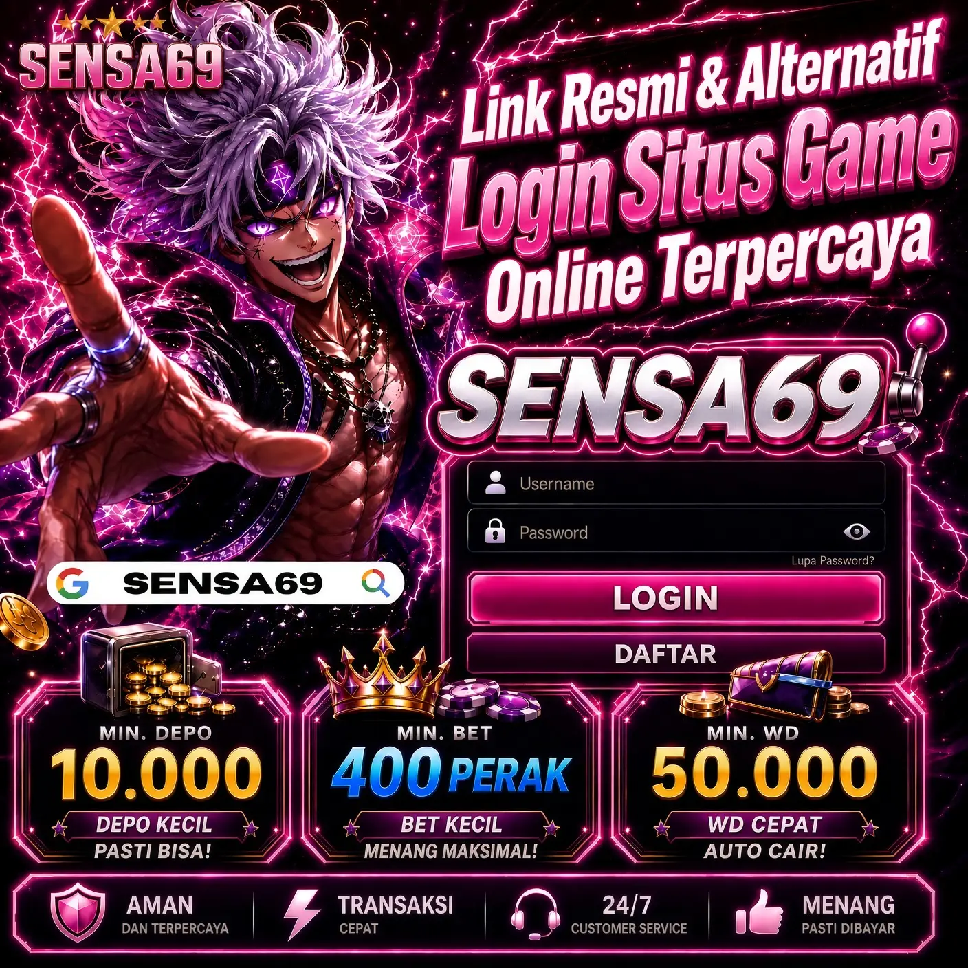 Banner SENSA69 Official